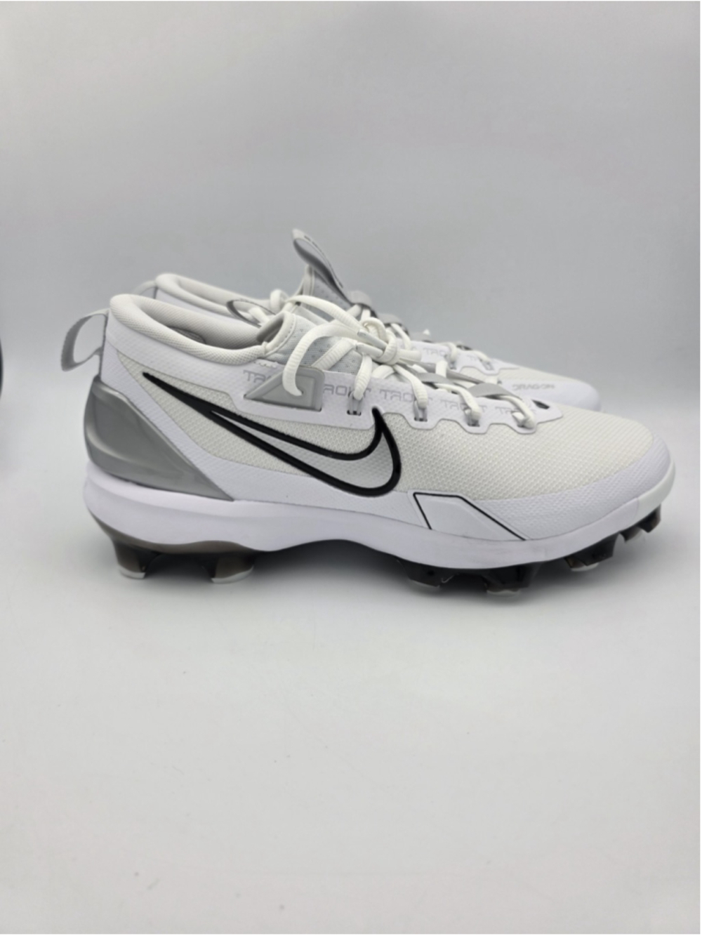 Nike Force Trout 9 Elite MCS Baseball White/Silver FZ0884-102 Men's Size 11.5